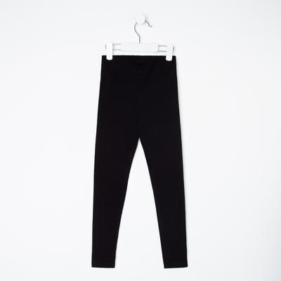 Лосины для девочки MINAKU: Casual Collection KIDS, чёрные, рост 110 см