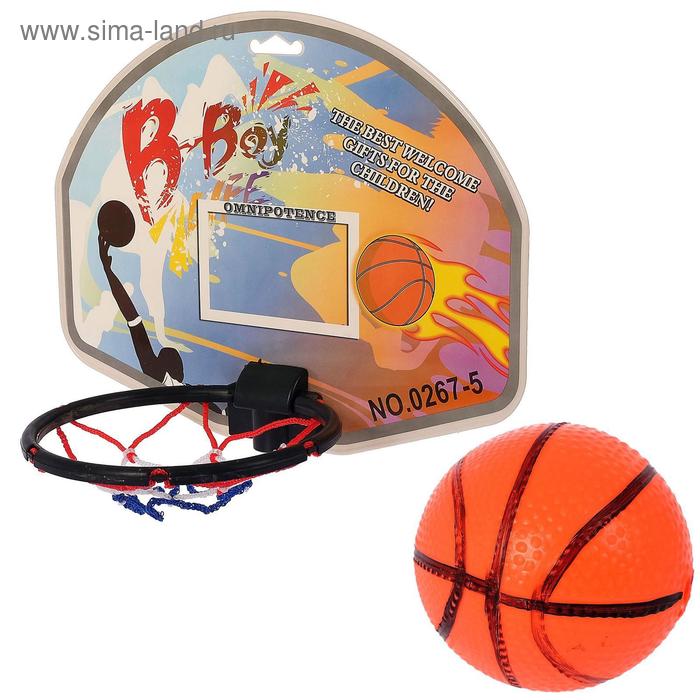 Баскетбольный набор "Стритбол", с мячом - Фото 1