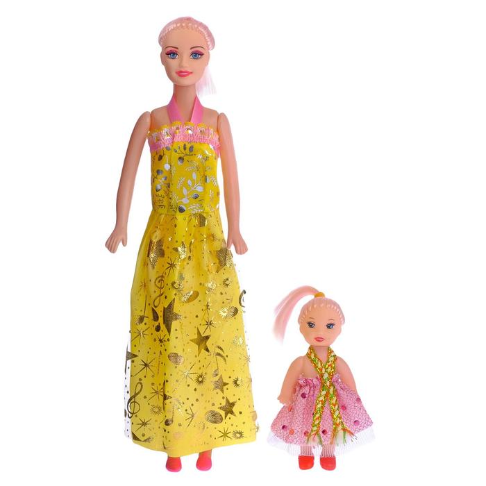 Кукла-модель «Каролина» с малышкой, МИКС - Фото 1