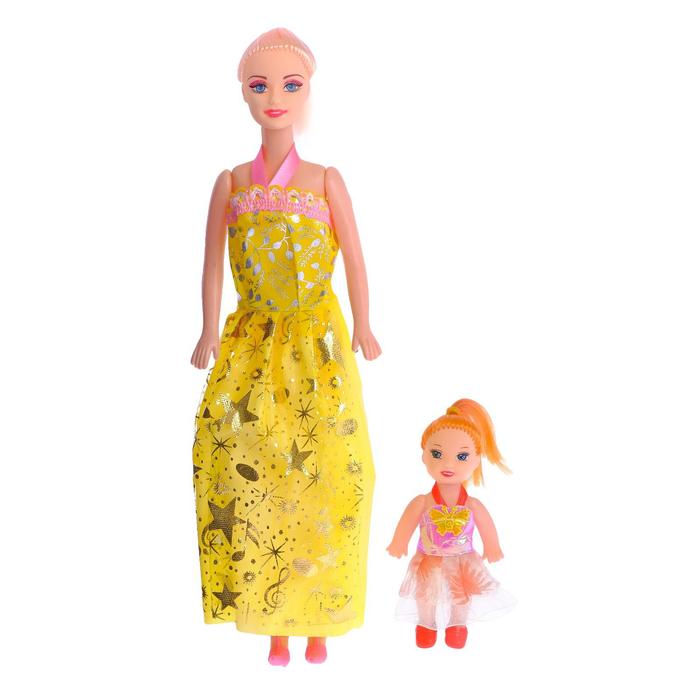 Кукла-модель «Каролина» с малышкой, МИКС - фото 1886154876