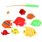 Рыбалка "Удачный улов" 8 рыбок+удочка, МИКС - Фото 1