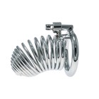 Пояс верности «Клетка целомудрия», кольца d=5; 4.5; 4 см, замок, ключ, металл - Фото 4