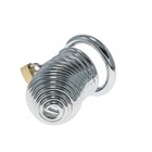 Пояс верности «Клетка целомудрия», кольца d=5; 4.5; 4 см, замок, ключ, металл - Фото 5