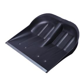 Ковш лопаты пластиковый, 360 × 410 мм, с оцинкованной планкой, тулейка 32 мм