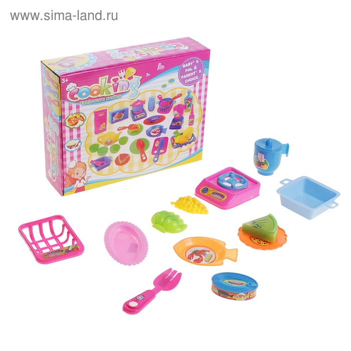 Набор посуды "Маленькая помощница" в кор. №138-19 - Фото 1