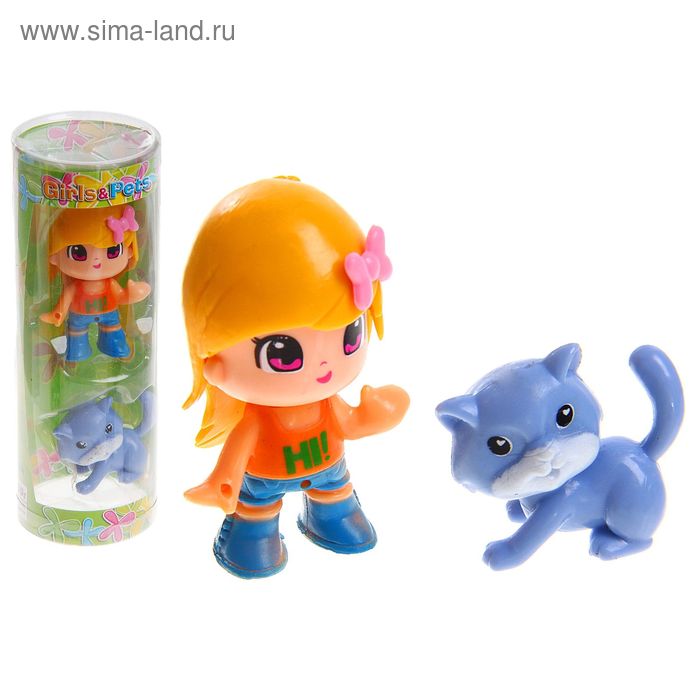 Кукла-малышка с питомцем - Фото 1