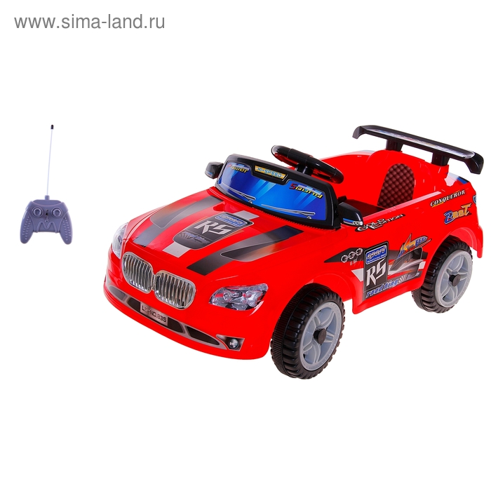 Электромобиль «Полиция», радиоуправляемый с аккумулятором (привод на одно заднее колесо), световые и звуковые эффекты - Фото 1