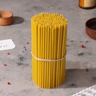 Церковная свеча из воска №80, натуральный, 1кг - фото 24616080