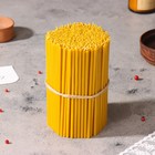 Церковная свеча из воска №120, натуральный, 1 кг - фото 24635352