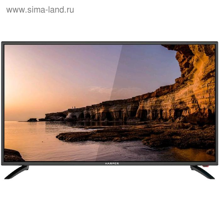 Телевизор Harper 43F6750TS, 43", 1080p, DVB-T/T2/C/S2, 2хHDMI, 2xUSB, SmartTV, чёрный - Фото 1