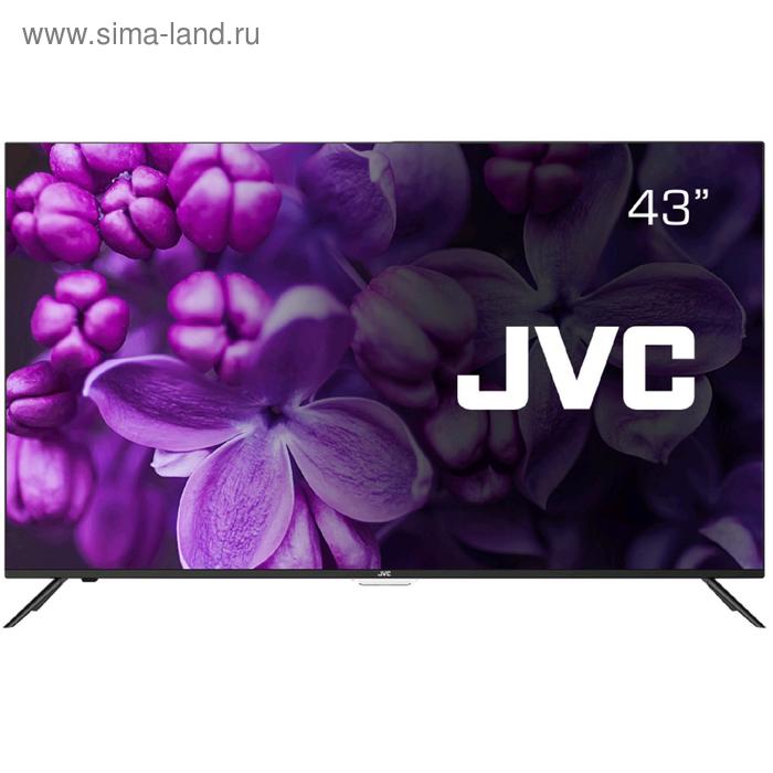 Телевизор JVC LT-43M695S, 43", 1080p, DVB-T2/С, 3xHDMI, 2xUSB, SmartTV, чёрный - Фото 1