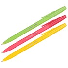 Ручка шариковая Стамм "Тропик", узел 1.0 мм, стержень 135 мм, чернила синие, микс - Фото 2