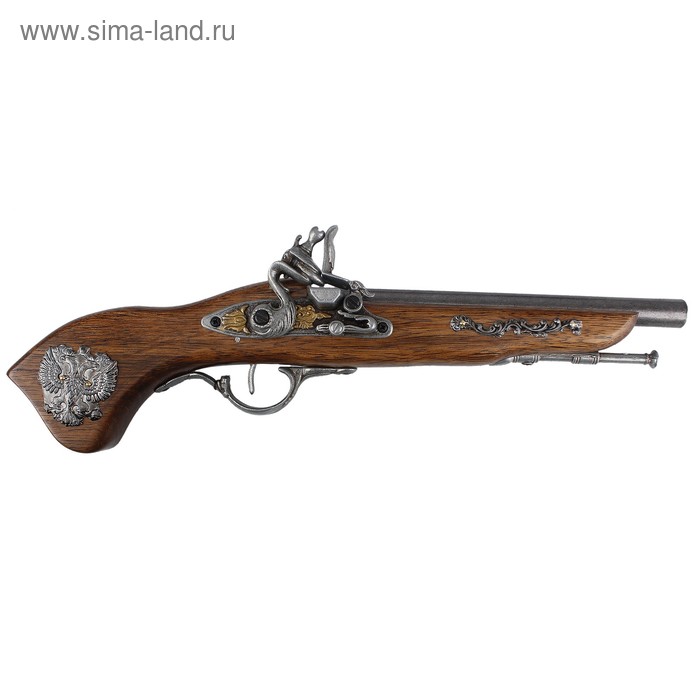 Макет пистоля с российским гербом, 5 × 40 × 11 см - Фото 1