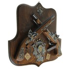 Макет 2-х пистолей на панели "Корона", 11 × 43 × 44 см - Фото 2