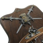 Макет пистоля и 2-х кинжалов на панели "Дружба народов", 7 × 43 × 43 см - Фото 3