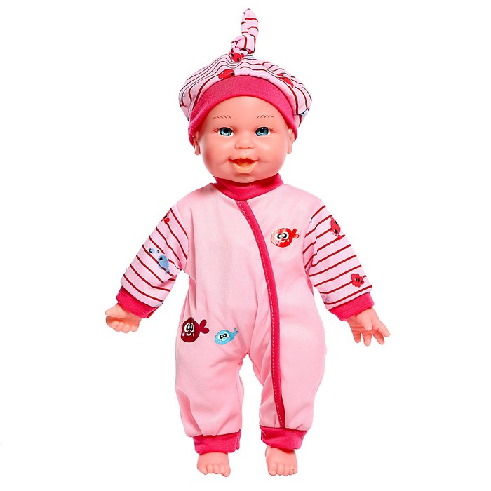 Пупс мягконабивной «Малышка» со звуком, в костюме 48592