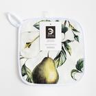 Прихватка «Этель. Груши», 19×19 см,100% хлопок, ватин 250 г/м² (двухсторонняя) - фото 42107751