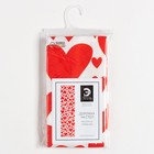 Дорожка на стол "Этель" Red hearts 40х149см, 100% хлопок, саржа 190 г/м2 - Фото 6