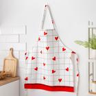 Фартук «Этель» Love is 60×65 см, 100% хлопок, саржа 190 г/м² - Фото 2