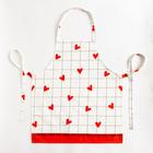 Фартук «Этель» Love is 60×65 см, 100% хлопок, саржа 190 г/м² - фото 61532966