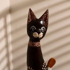 Фигурка «Кот хвост трубой в ошейнике», 60 см, дерево - Фото 5