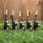 Подставка для колец "Котик в цветочках/полоску" ) 10 см. МИКС - Фото 3