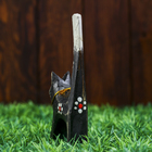 Подставка для колец "Котик в цветочках/полоску" ) 10 см. МИКС - Фото 2