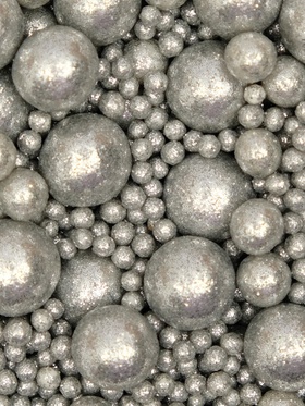 Посыпка кондитерская с мягким центром «Блеск», серебро, 50 г (комплект 2 шт)