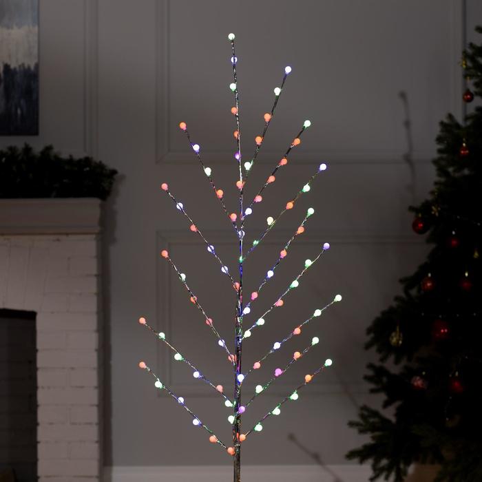 Светодиодный куст «Шарики» 1.5 м, 84 LED, мигание, 220 В, свечение мульти (RG/RB) - фото 1880242885