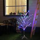 Светодиодный куст «Ромашки» 1.5 м, 84 LED, мигание, 220 В, свечение мульти (RG/RB) - Фото 4