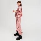 Брюки женские MINAKU: Trend zone, цвет розовый, размер 38, рост 152 4930627 - фото 13953078