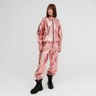 Брюки женские MINAKU: Trend zone, цвет розовый, размер 40, рост 158 - Фото 4