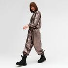 Бомбер женский MINAKU: Trend zone, цвет медный, размер 38, рост 152 - фото 24646361