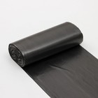 Мешки для мусора, 30 л, 6 мкм, ПНД, 25 шт, цвет чёрный - Фото 2