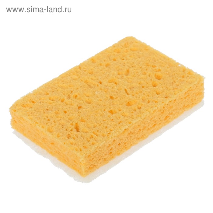 Губка целлюлозная Grifon Soft 11х6,5х2 см, с мягким композитом - Фото 1