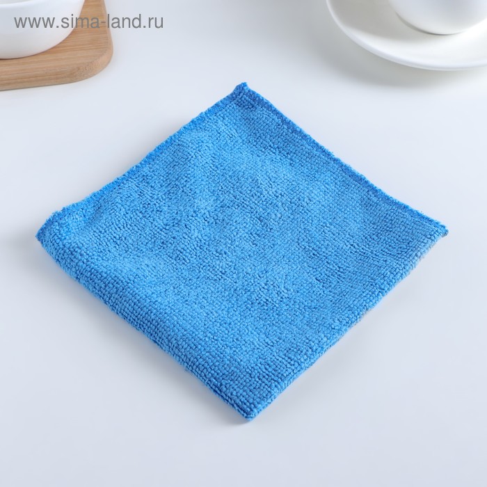 Салфетка из микрофибры универсальная, 30×30 см, цвет МИКС - Фото 1