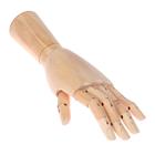 Модель деревянная рука, мужская, левая, 31 см - фото 8765114