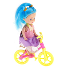 Кукла малышка "Милена" с велосипедом, МИКС - Фото 4