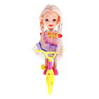 Кукла малышка "Милена" с велосипедом, МИКС - Фото 5
