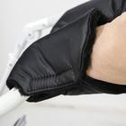 Варежки-муфты на ручку коляски, 2 шт., цвет черный - Фото 2