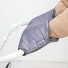 Муфта на ручку коляски, цвет серый - Фото 1