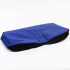 Муфта на ручку коляски, синяя - Фото 4