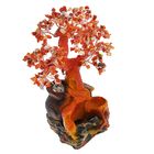 Фонтан-дерево "Кувшинчик за деревом" h=34 см, красно-янтарный - Фото 1