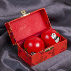 Поющие шары Баодинга (шары здоровья) (набор 2 шт) d=4,5 см панда - Фото 1