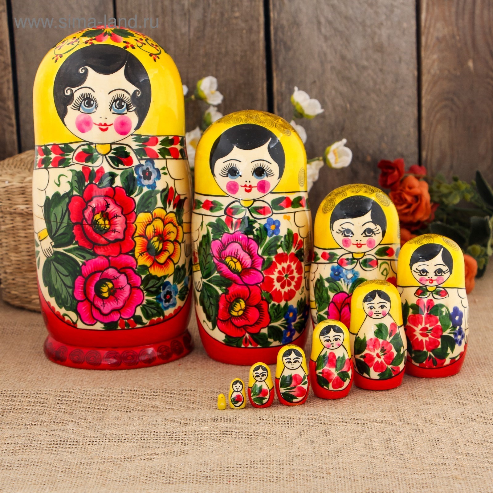 Семеновская матрешка картинка для детей