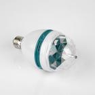 Световой прибор «Хрустальный шар» 8 см, Е27, свечение RGB - фото 8227256