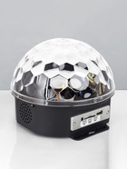 Ночник проектор «Хрустальный диско-шар» 17.5 см, динамик, свечение RGB, 220 В - Фото 2