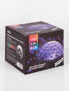 Ночник проектор «Хрустальный диско-шар» 17.5 см, динамик, свечение RGB, 220 В - Фото 9