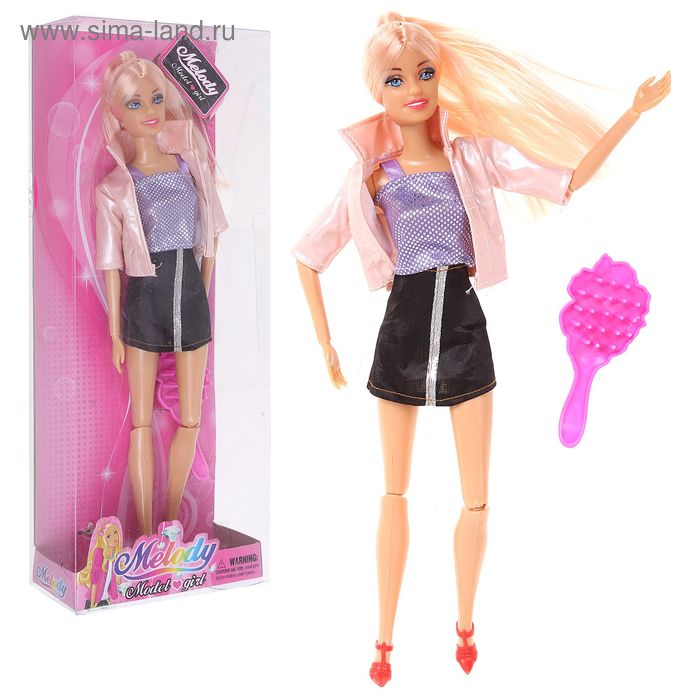 Кукла шарнирная «Модница» с аксессуарами, МИКС - Фото 1