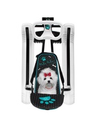 Снегокат «Тимка спорт 4-1 Болонка», ТС4-1/БЛ, со спинкой и ремнём безопасности, цвет чёрный/белый - Фото 7